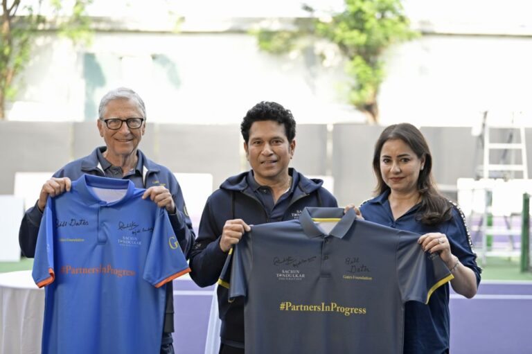 Vada Pav, Crennis and Philantrophic Collaboration: Gates Foundation and Sachin Tendulkar Foundation partner for India’s future