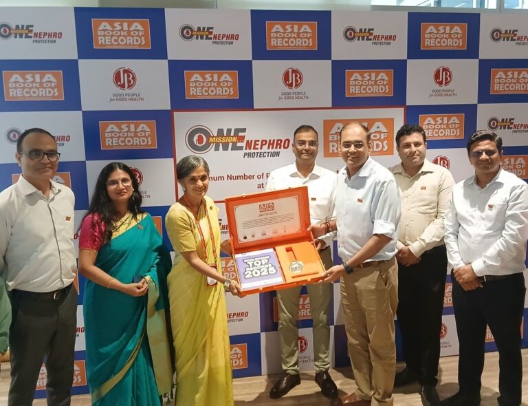 JB Pharma sets Asia Book of Record for Most Number of Microalbuminuria Tests (MICRAL) conducted for Hypertension Patients in India