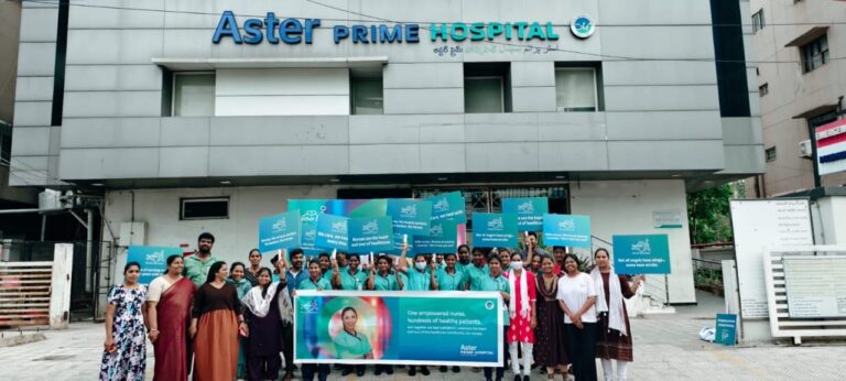 Aster Prime Hospital Organizes Nurses’ Walkathon