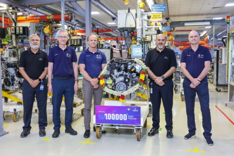 Force Motors along with BMW Group India Celebrates the Roll-Out of its 100,000th engine from the Chennai Plant